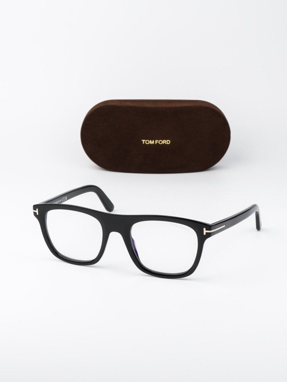 Tom Ford Men Eyeglasses Black Square FT5939-B 001 NEW AUTHENTIC